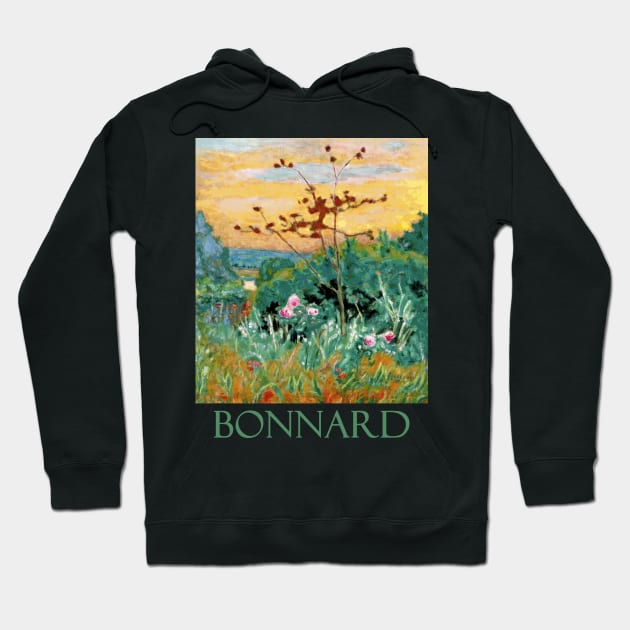 The Garden at Vernonnet by Pierre Bonnard Hoodie by Naves